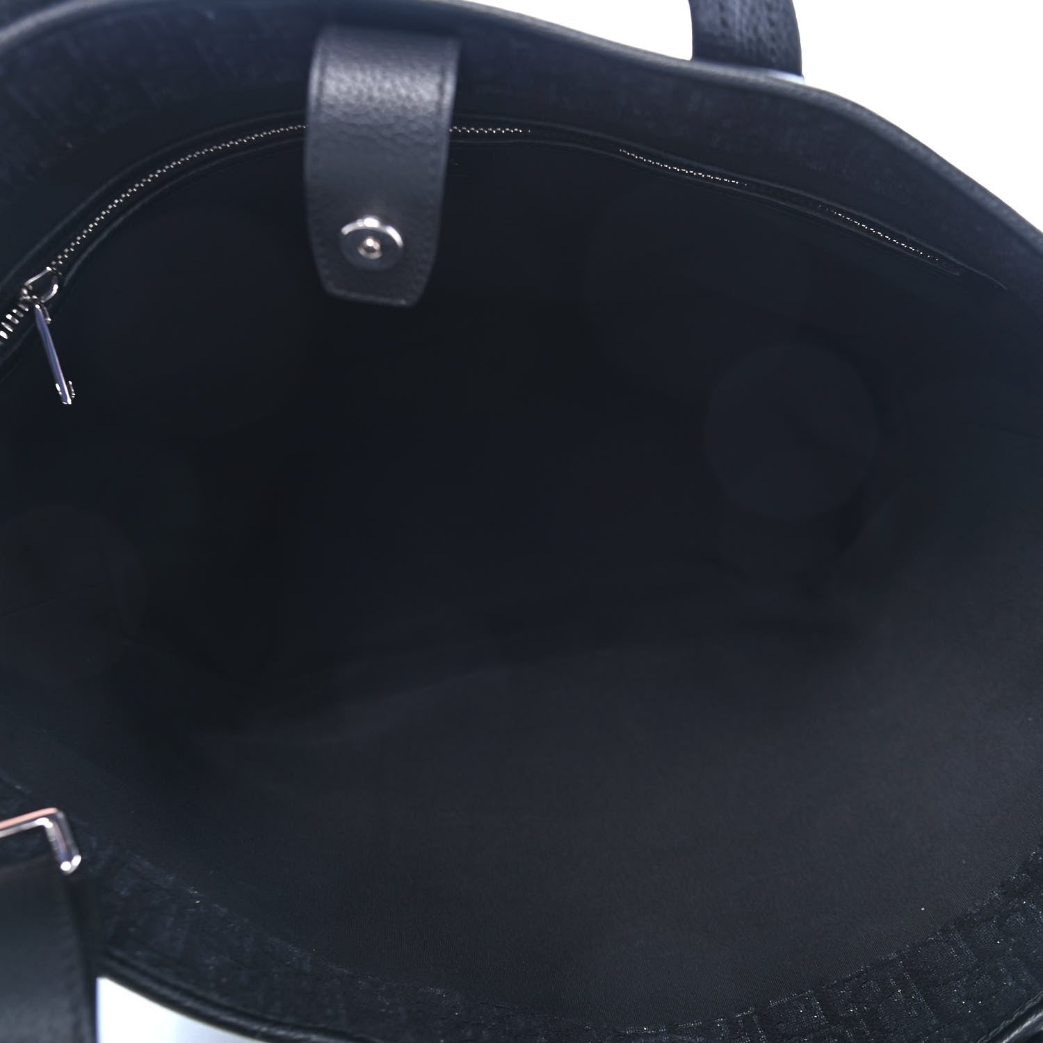 Christian Dior HOMME Oblique Grained Calfskin Tote Black 5 of 9