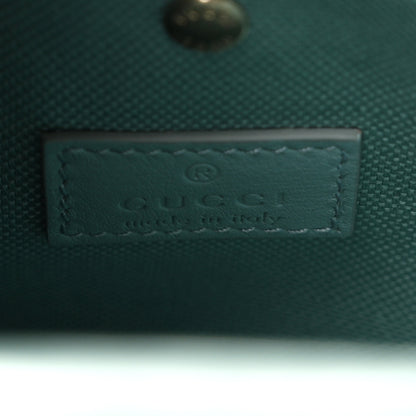 Gucci Patent GG Emblem Small Bucket Bag Light Blue 6 of 10
