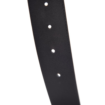 Gucci Textured Dollar Calfskin Double G 40mm Belt 120 48 Black 5 of 7