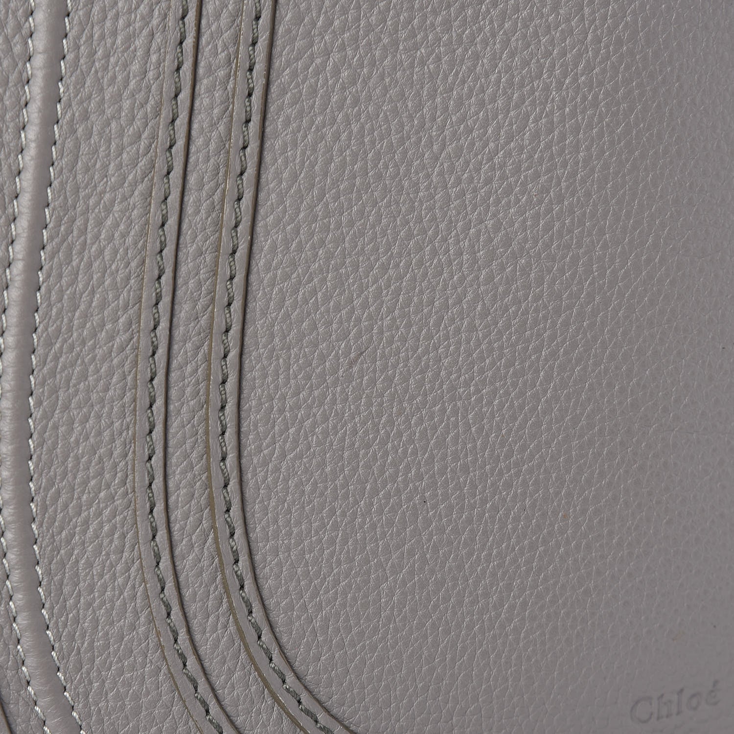 Chloe Calfskin Medium Marcie Round Crossbody Bag Cashmere Grey 14 of 22