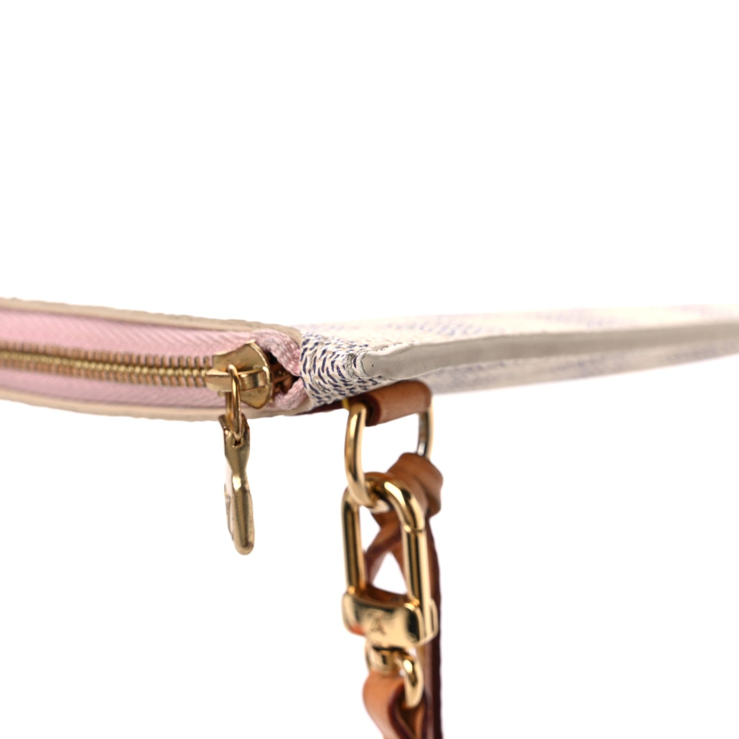 Damier Azur Neverfull MM GM Pochette Rose Ballerine