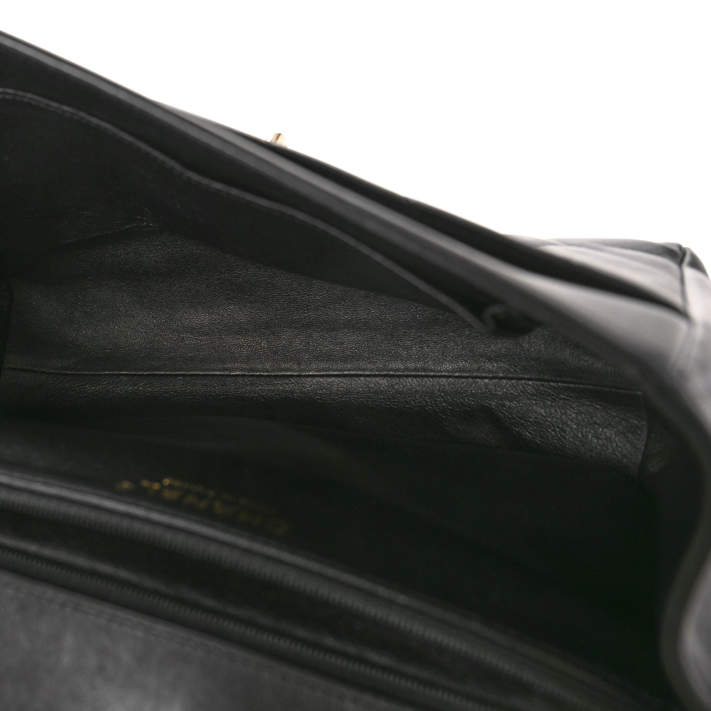 Calfskin Quilted Chevron In The City Bag Black
