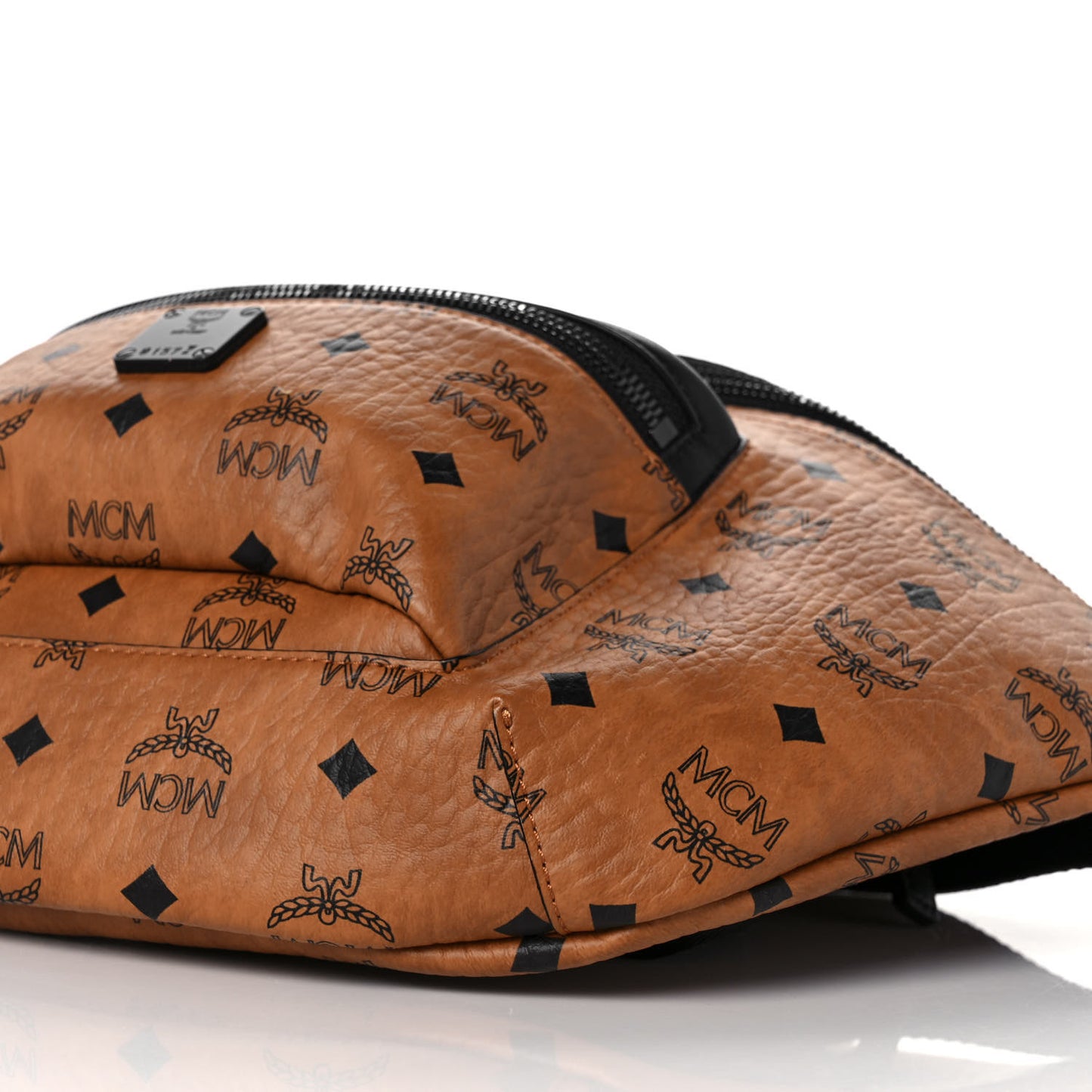 Visetos Medium Belt Bag Cognac Black