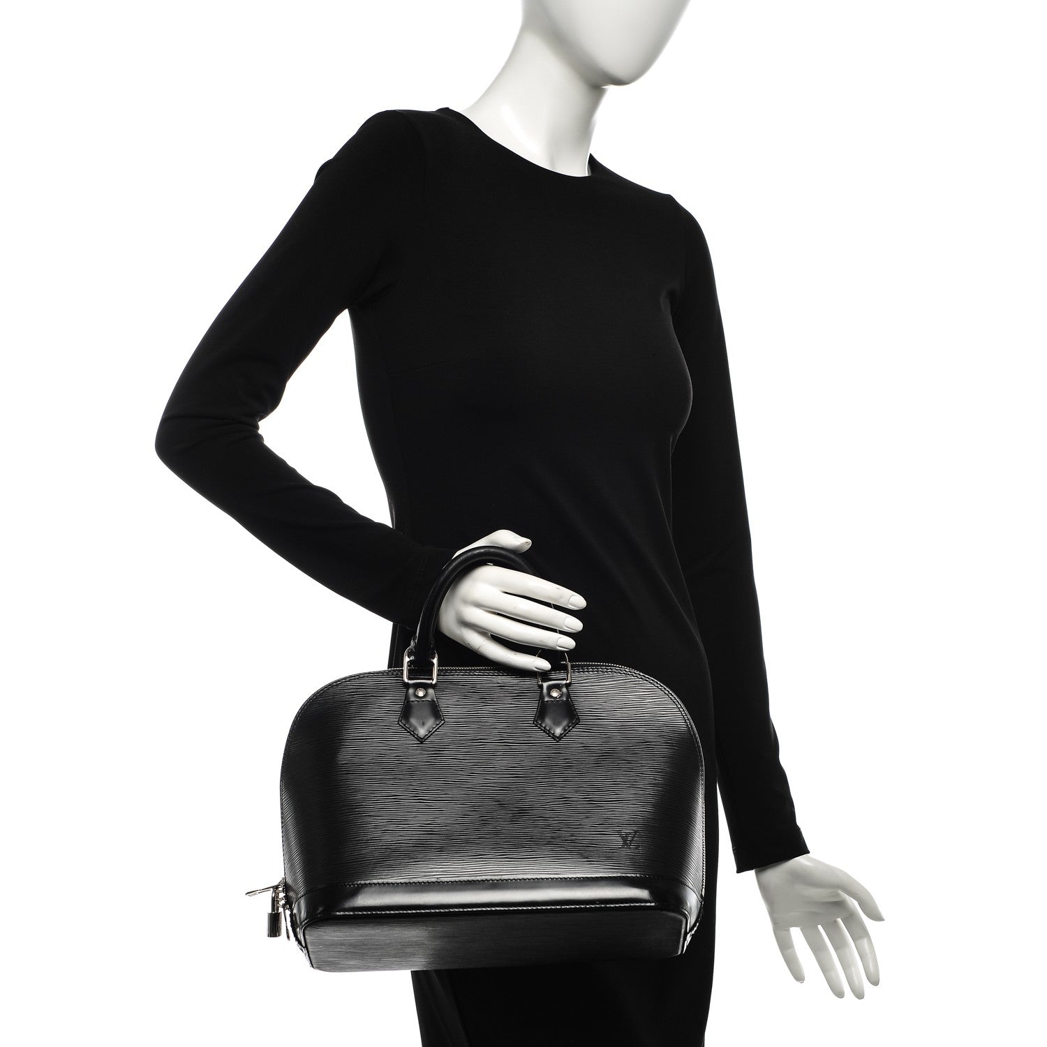 Louis Vuitton Epi Alma PM Black 2 of 8