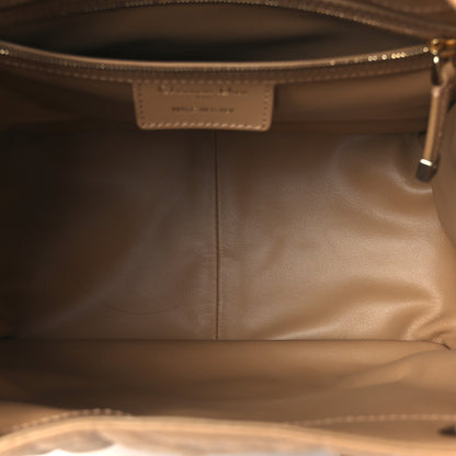 Christian Dior Calfskin Macrocannage Medium D-Motion Bag Light Gold 5 of 11