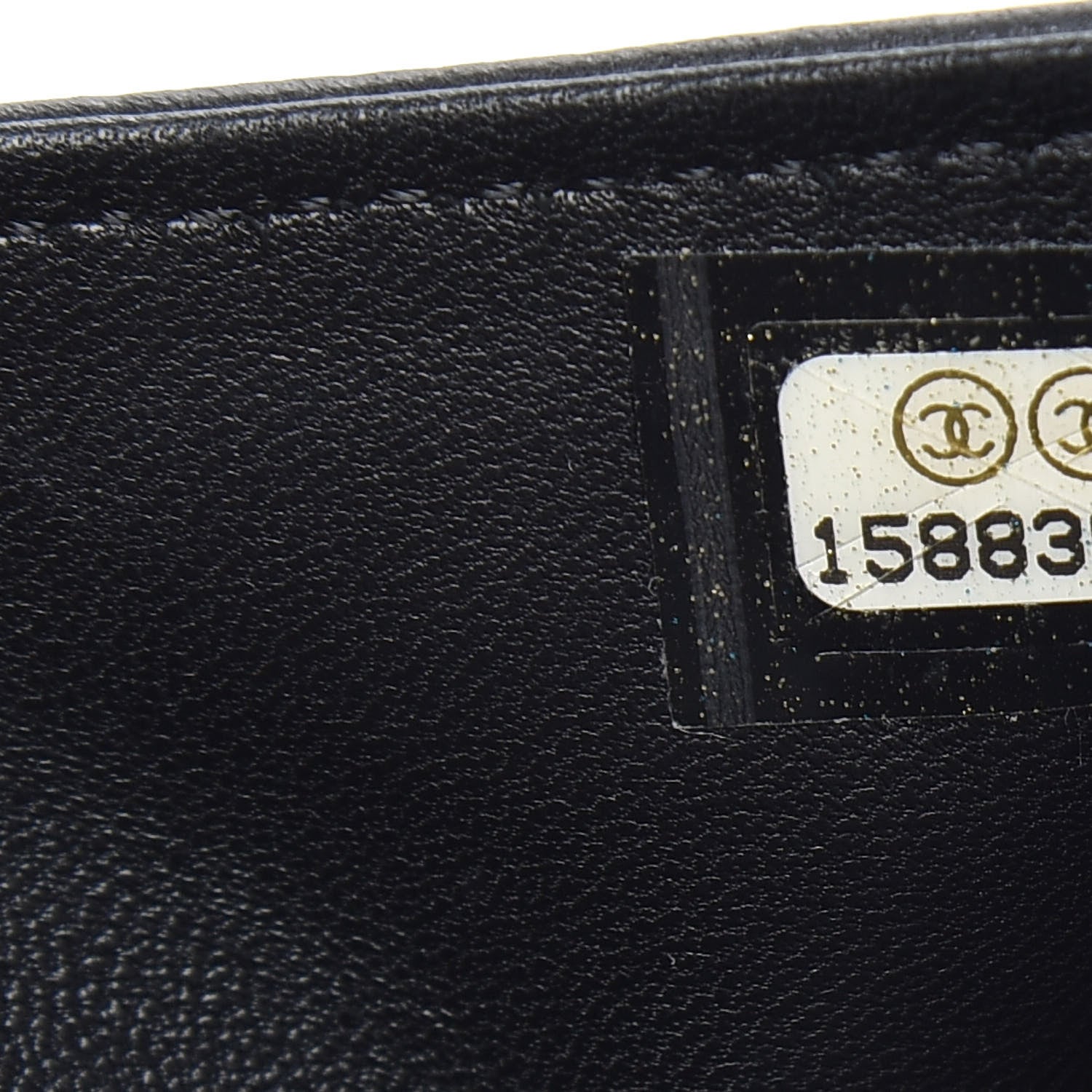 Chanel Lambskin Camellia Embossed iPad Case Black 7 of 7