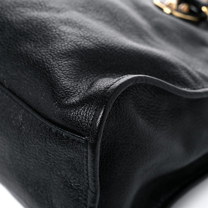 Balenciaga Chevre Gold Metallic Edge Hardware City Black 14 of 15