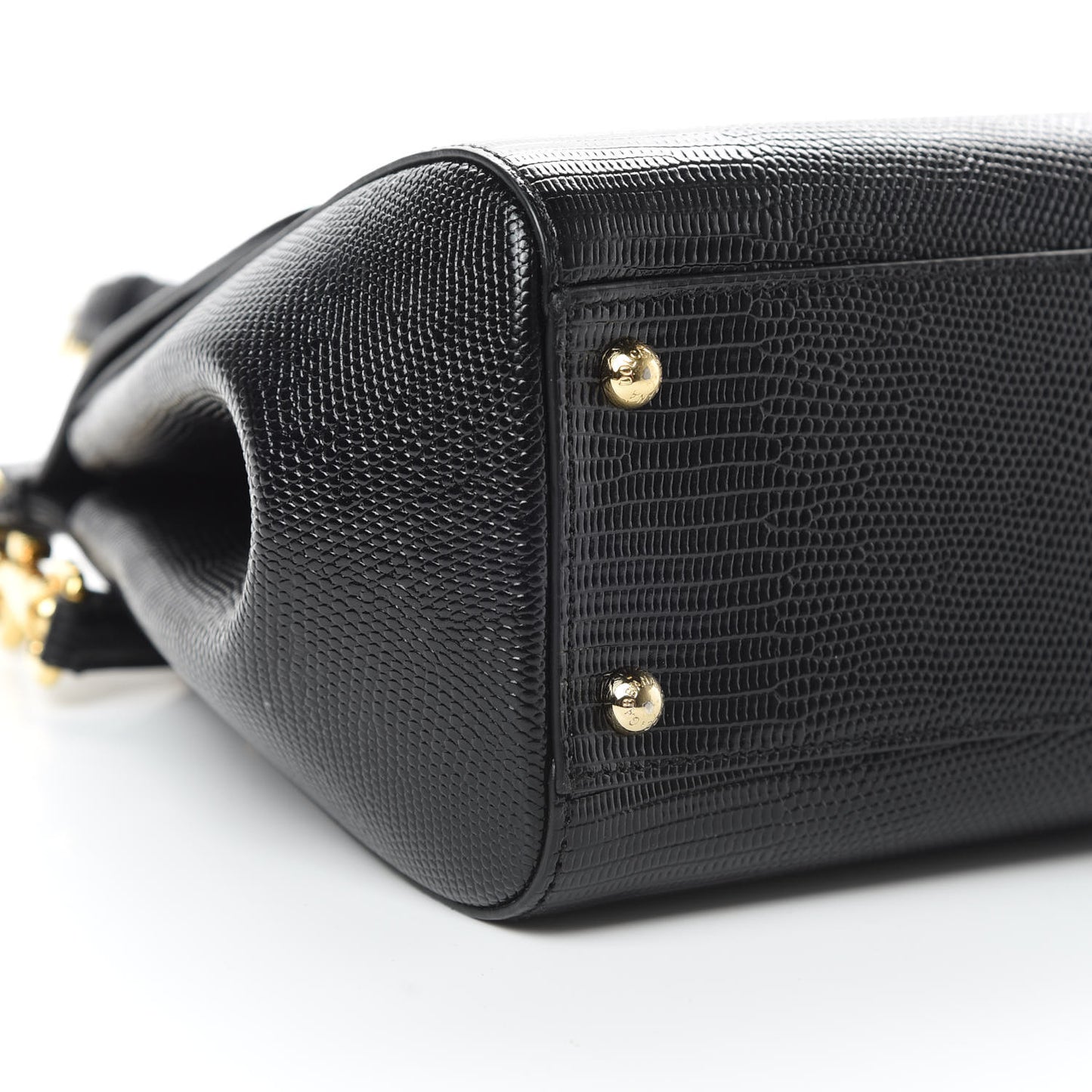 Stampa Iguana Crystal Medium Miss Sicily Satchel Black