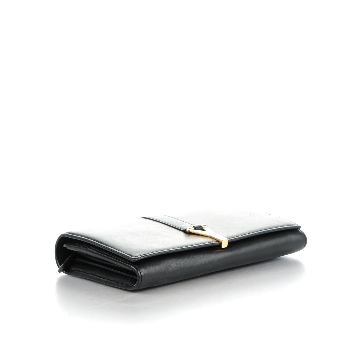 Calfskin Classic Y Ligne Wallet Black