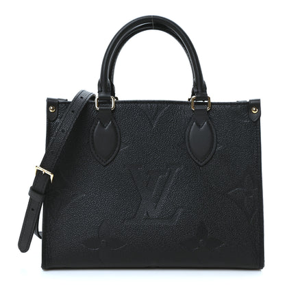 Louis Vuitton Empreinte Monogram Giant Onthego PM Black 1 of 10