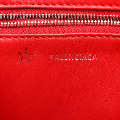 Balenciaga Calfskin XS Triangle Chain Duffle Black 6 of 10