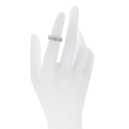 Tiffany 18k White Gold Diamond Atlas Ring 46 3.75 2 of 4