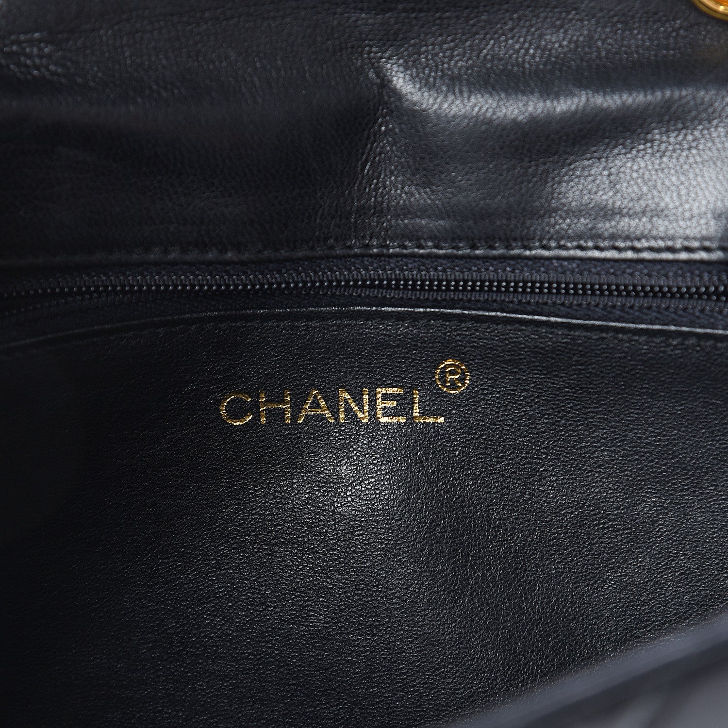 Chanel Lambskin Quilted Tassel Camera Case Black 5 of 11