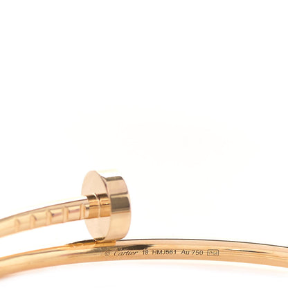 Cartier 18K Yellow Gold Small Juste Un Clou Bracelet 18 3 of 4