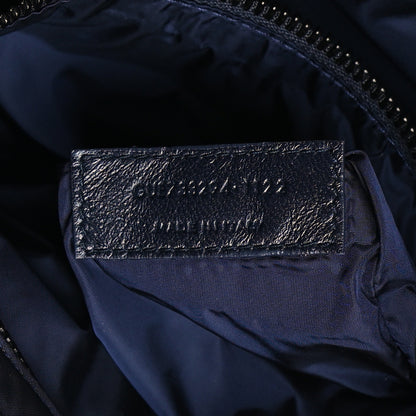 Saint Laurent Econyl Nylon Le 5 A 7 Hobo Navy 7 of 10
