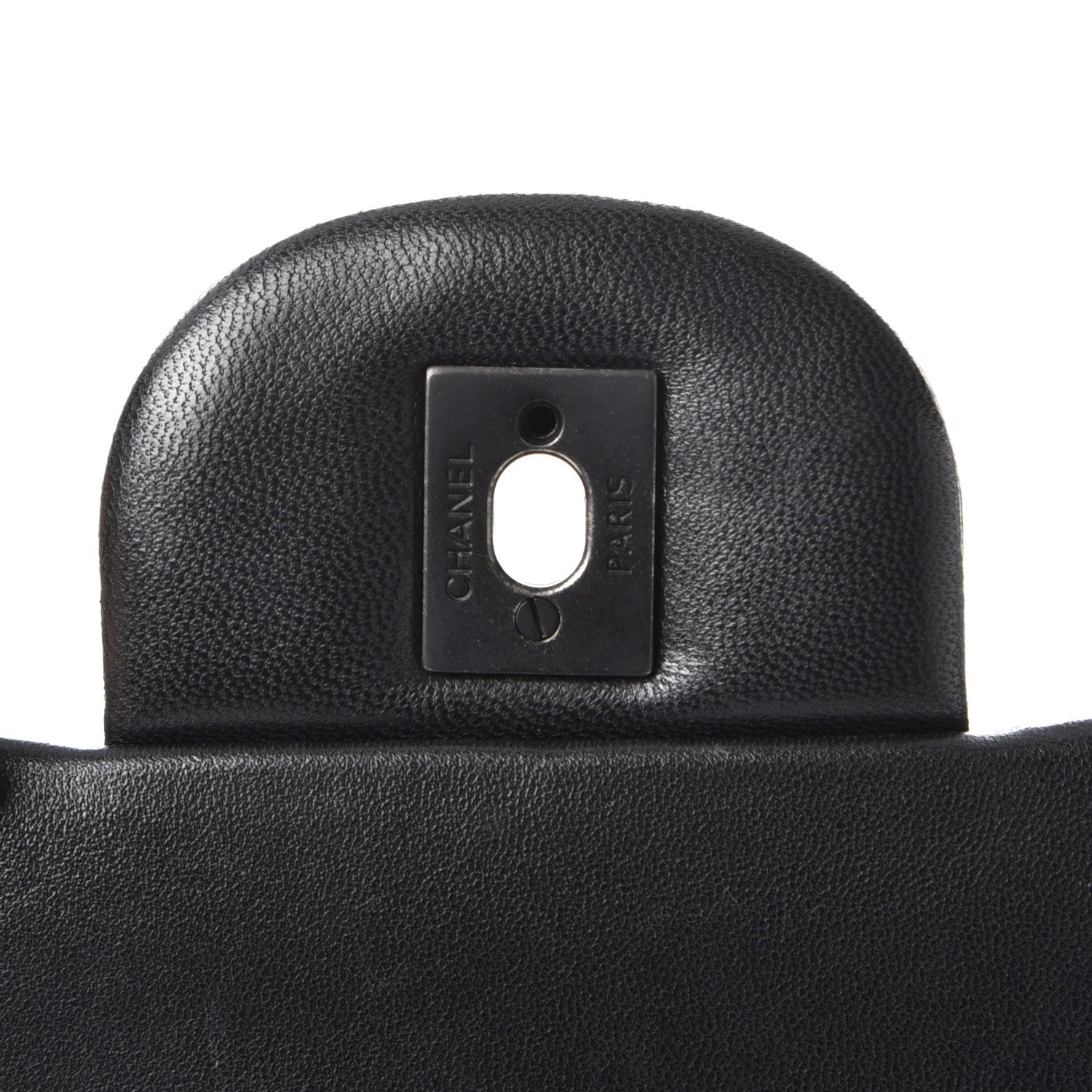 Chanel Lambskin Quilted Jumbo Double Flap So Black 14 of 16