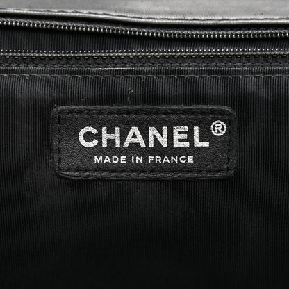 Chanel Lambskin Chevron Quilted Single Flap Black 6 of 11