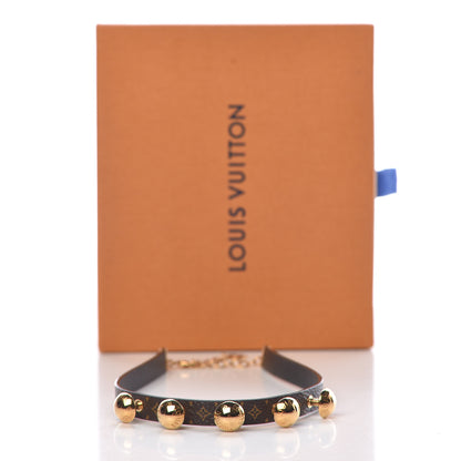 Louis Vuitton Monogram Studdy Choker Necklace 6 of 6