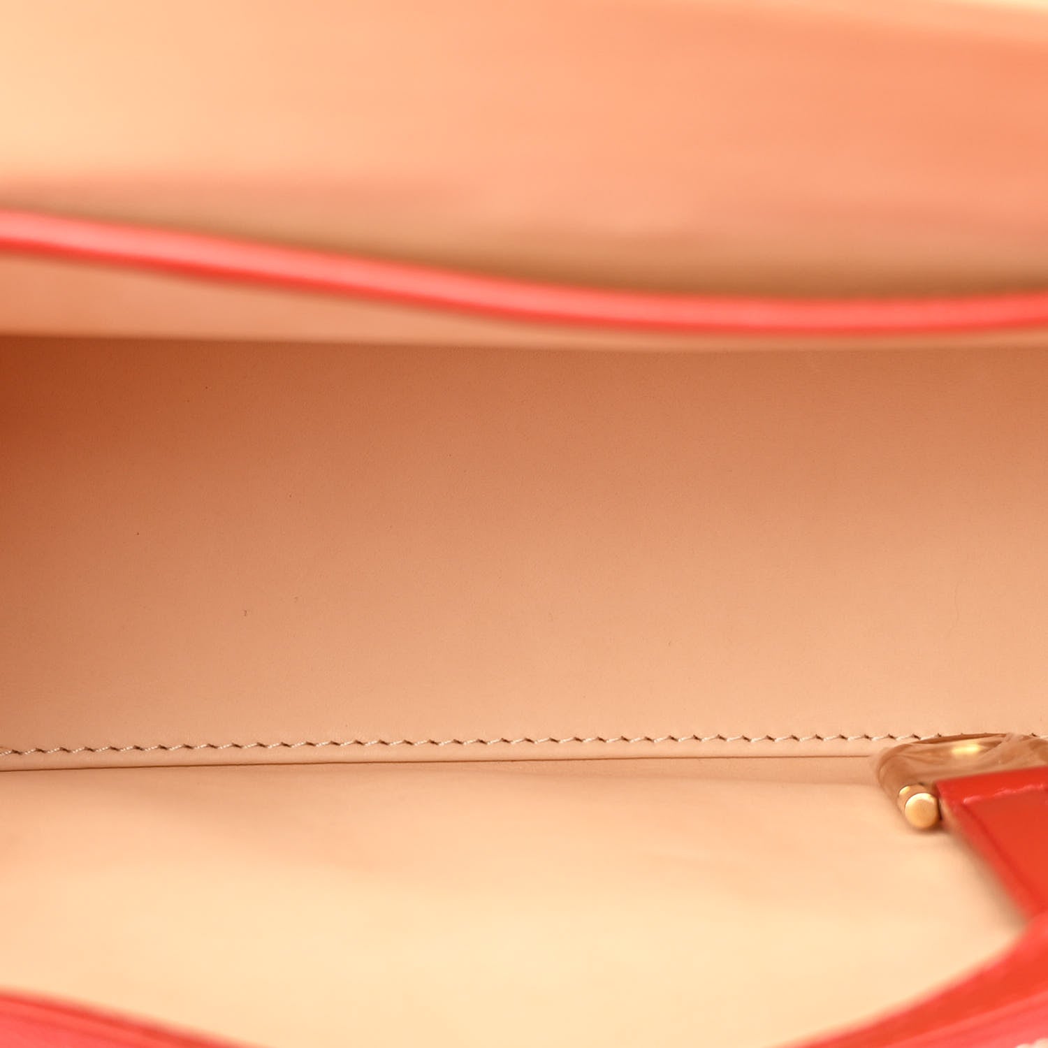 Delvaux Calfskin MM Tempete Satchel Scarlet Red 5 of 12