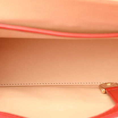 Delvaux Calfskin MM Tempete Satchel Scarlet Red 5 of 12