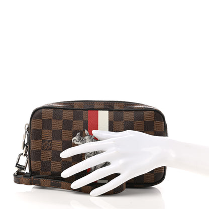 Louis Vuitton Savane Damier Ebene Rhinoceros Pochette Volga 2 of 7