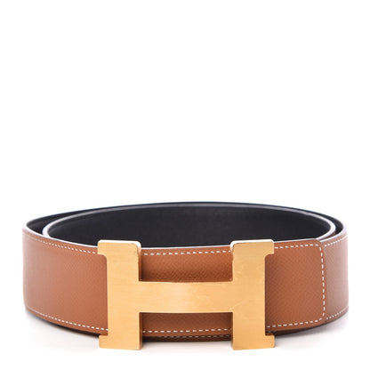 Hermes Epsom 42mm Constance 2 H Belt 95 Gold Black 1 of 10