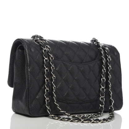 Chanel Caviar Quilted Medium Double Flap Black 3 of 15