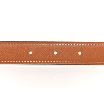 Hermes Swift Epsom 24mm Mini Medor Belt 75 Black Gold 4 of 8