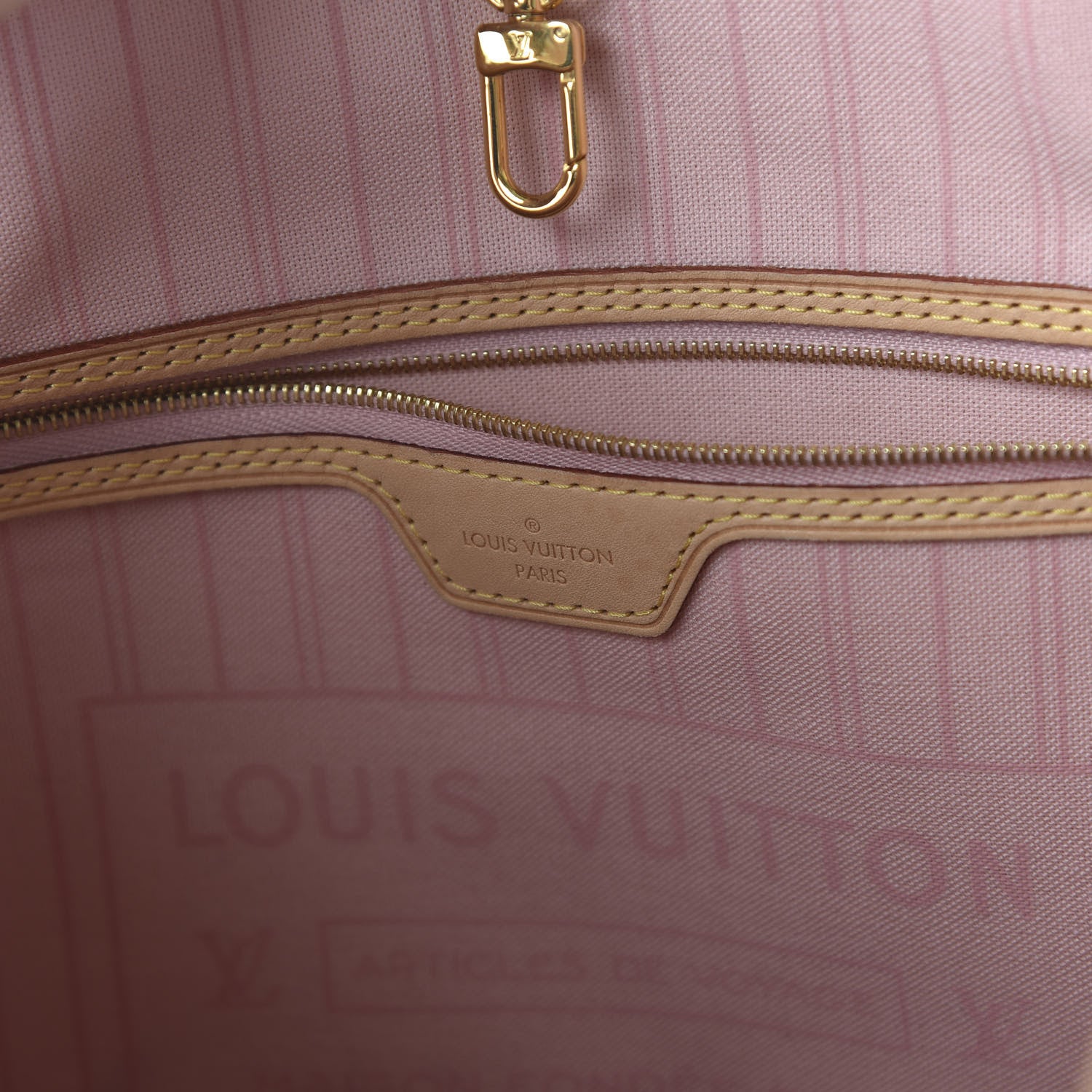 Louis Vuitton Damier Azur Neo Neverfull GM Rose Ballerine 8 of 11