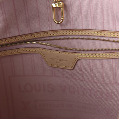 Louis Vuitton Damier Azur Neo Neverfull GM Rose Ballerine 8 of 11