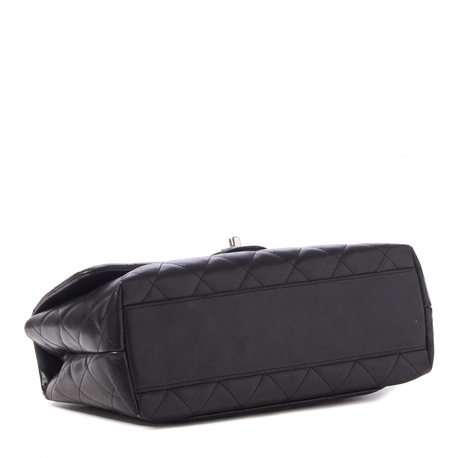 Chanel Lambskin Quilted Medium Kelly Flap Bag Black 4 of 10