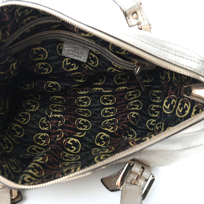 Gucci Metallic Calfskin Small Britt Boston Gold 5 of 13