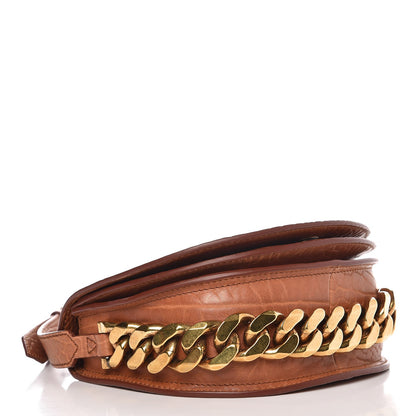 Givenchy Bullhide Calfskin Mini Infinity Saddle Bag Cognac 4 of 8
