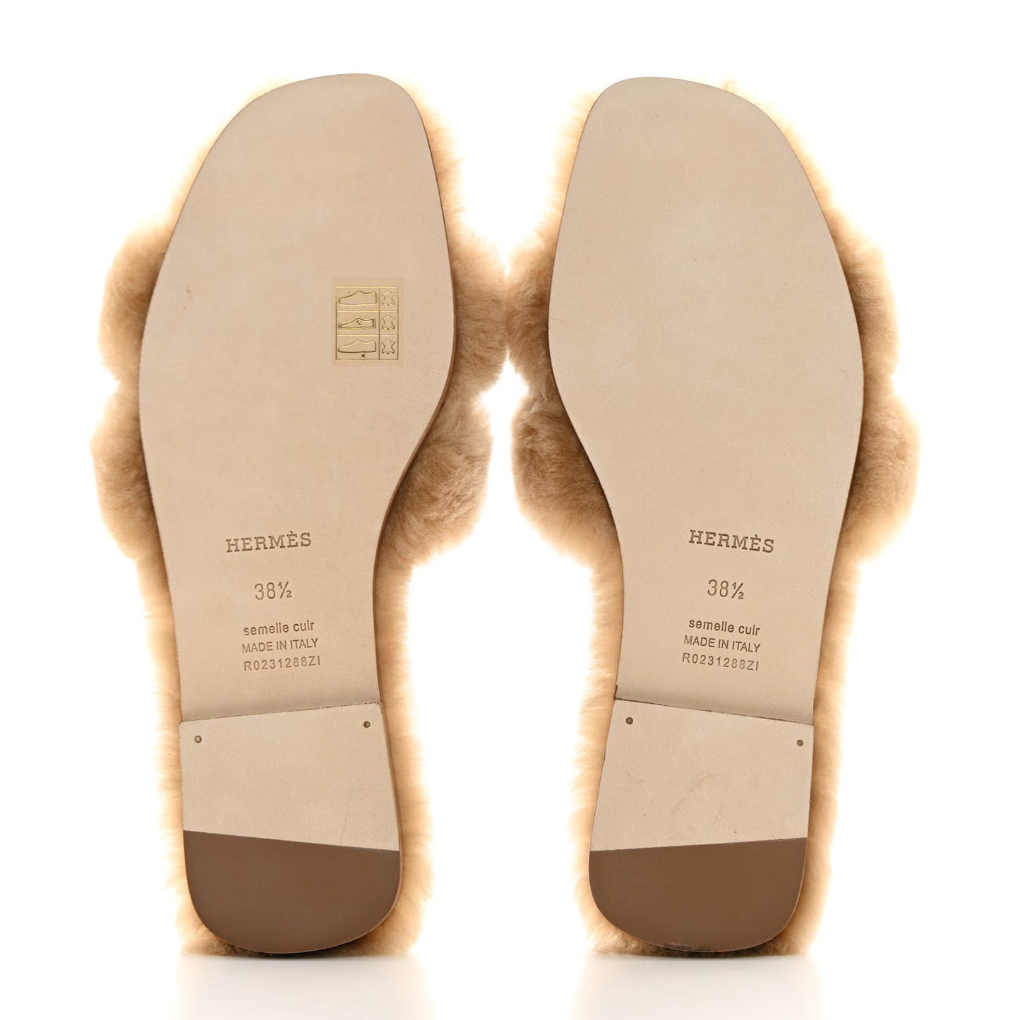 Woolskin Oran Sandals 38.5 Beige Argile