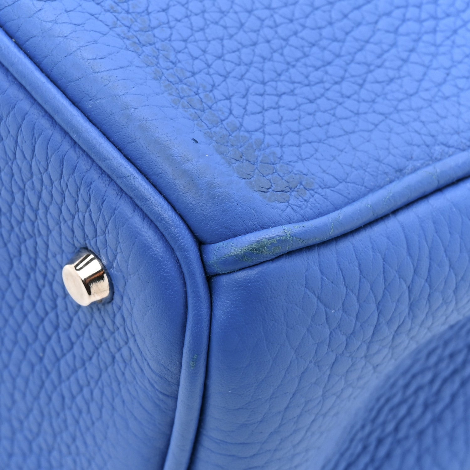 Christian Dior Bullcalf Small Diorissimo Tote Bleu Nosy Rose Tendre 11 of 12
