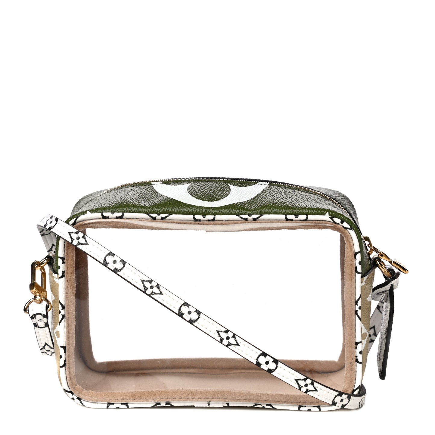 Monogram Giant Beach Pouch Kaki