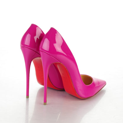 Christian Louboutin Patent So Kate 120 Pumps 40 Rose Indien 4 of 6