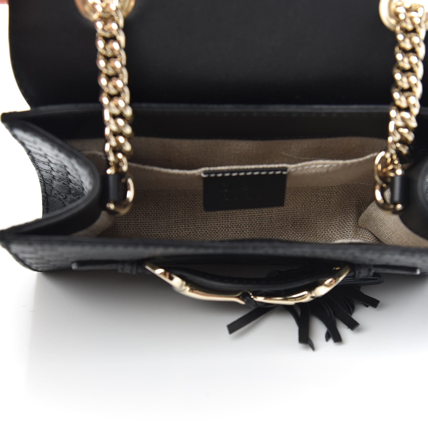 Gucci Microguccissima Mini Emily Shoulder Bag Black 5 of 10