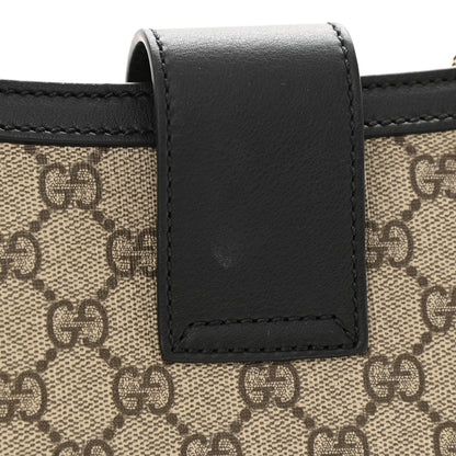 Gucci GG Supreme Monogram Medium Padlock Tote Black 9 of 11