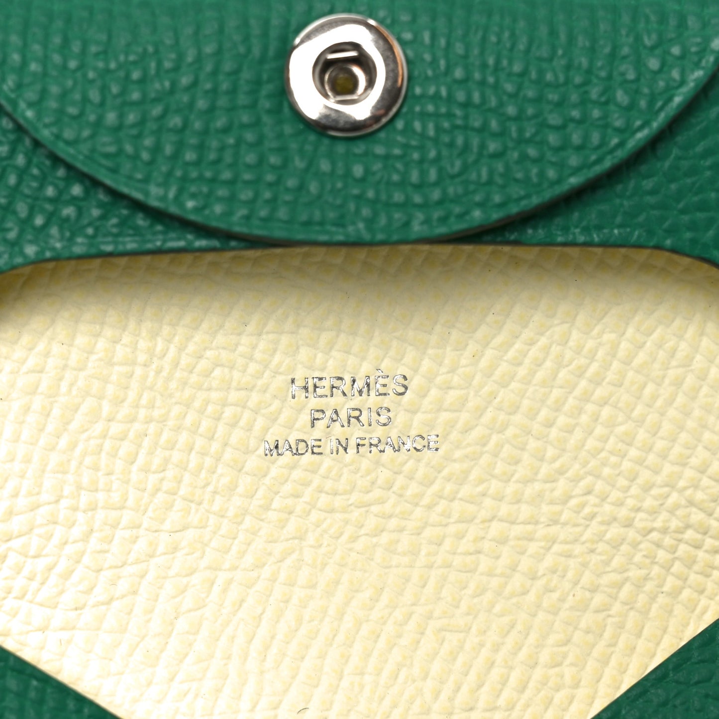 Epsom Bastia Verso Coin Purse Vert Vertigo Jaune Milton