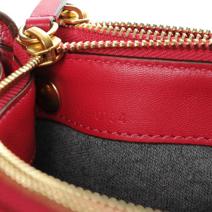 Celine Lambskin Small Trio Crossbody Bag Fuchsia 7 of 7