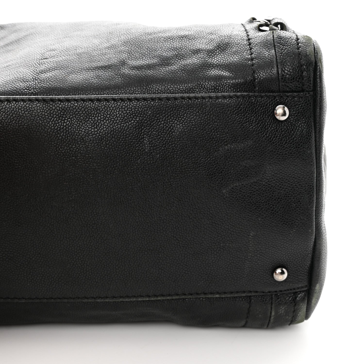 Chanel Glazed Calfskin East West Modern Chain Tote Black 16 of 22
