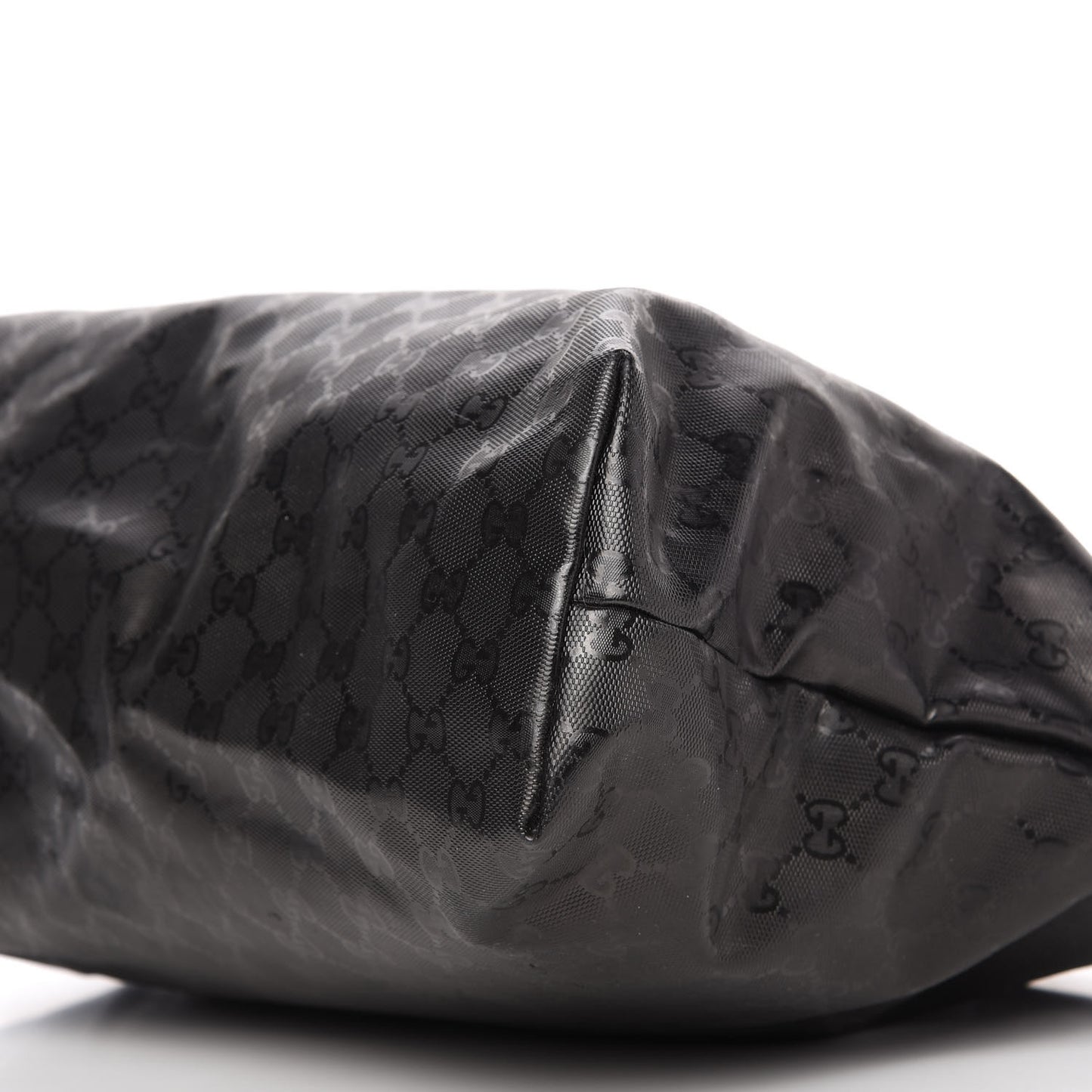 Imprime Monogram Medium Zippered Shopping Tote Black