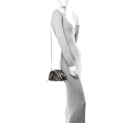 Bottega Veneta Metallic Crushed Calfskin The Mini Pouch Anchor 2 of 12