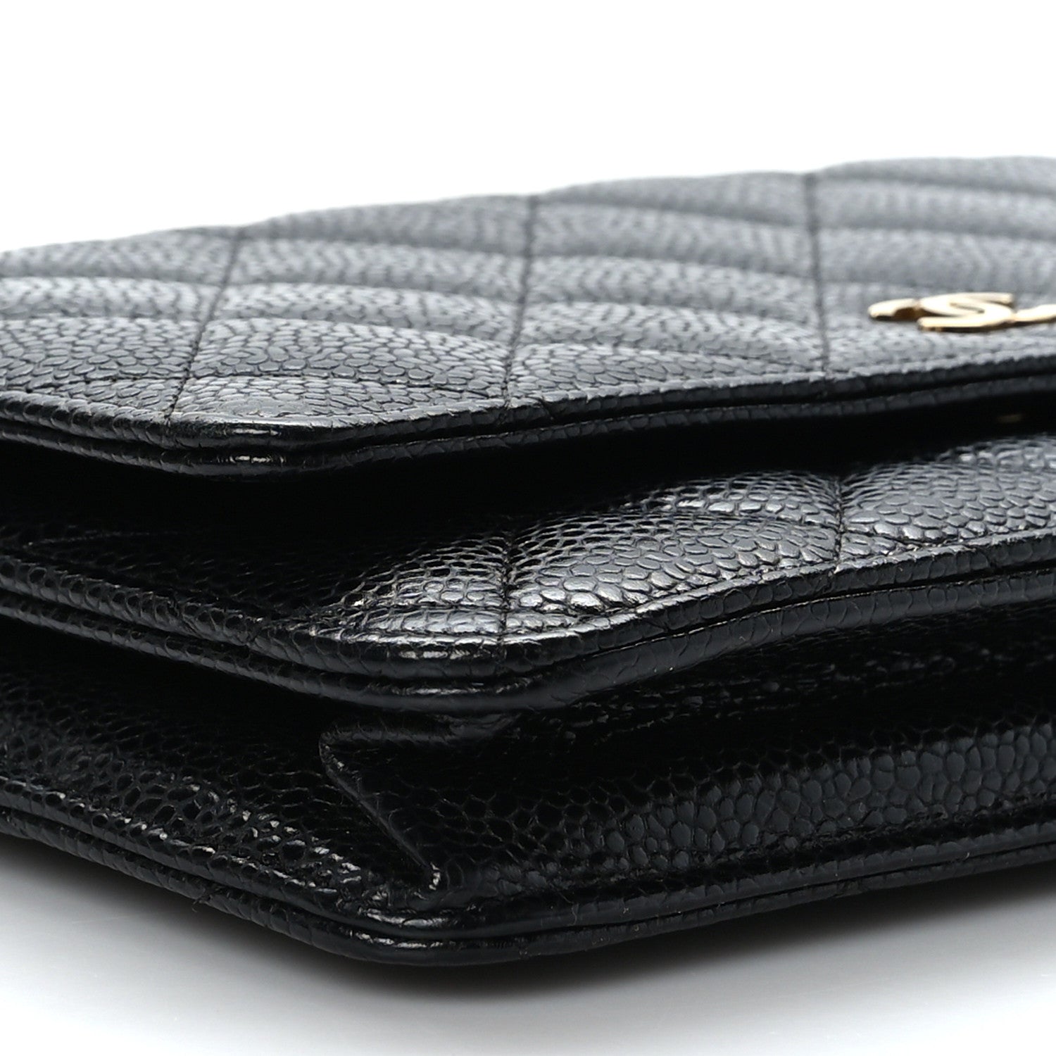 Chanel Caviar Quilted Wallet on Chain WOC Black 8 of 9