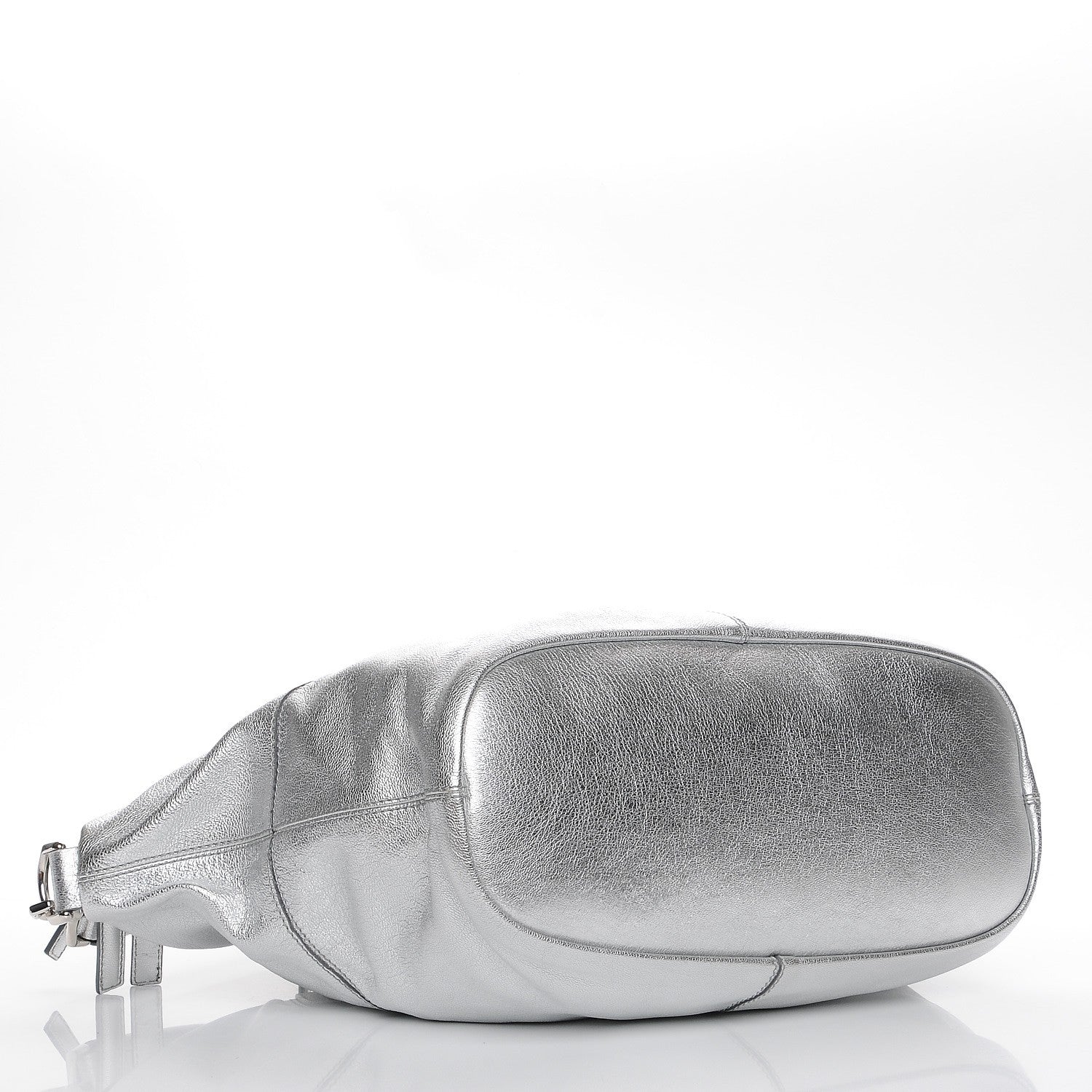 Givenchy Metallic Calfskin Medium Nightingale Silver 5 of 8