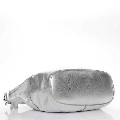 Givenchy Metallic Calfskin Medium Nightingale Silver 5 of 8