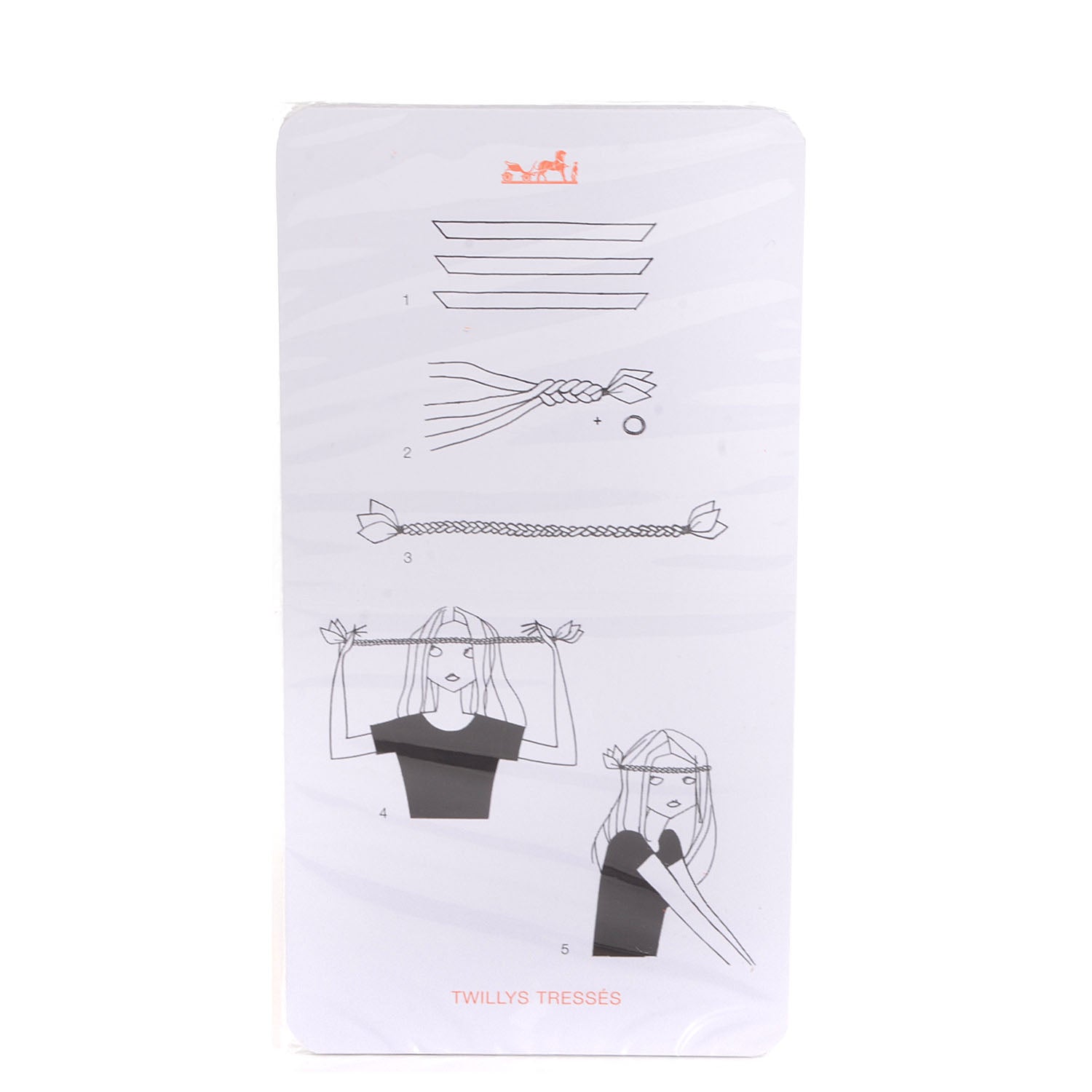 Hermes Knotting Cards Cartes A Nouer Carre Scarf Guide 3 of 4