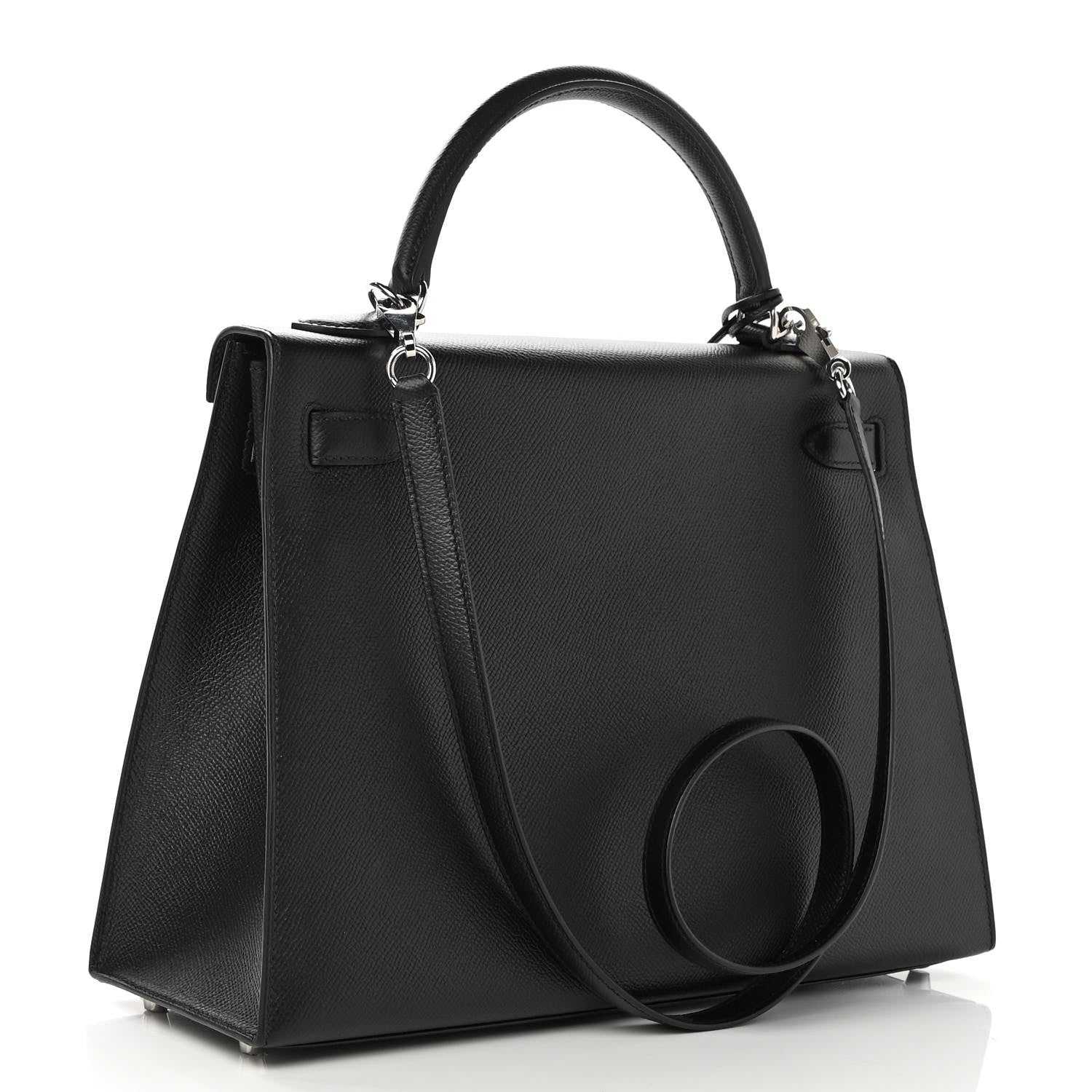 Hermes Epsom Kelly Sellier 32 Black 3 of 11