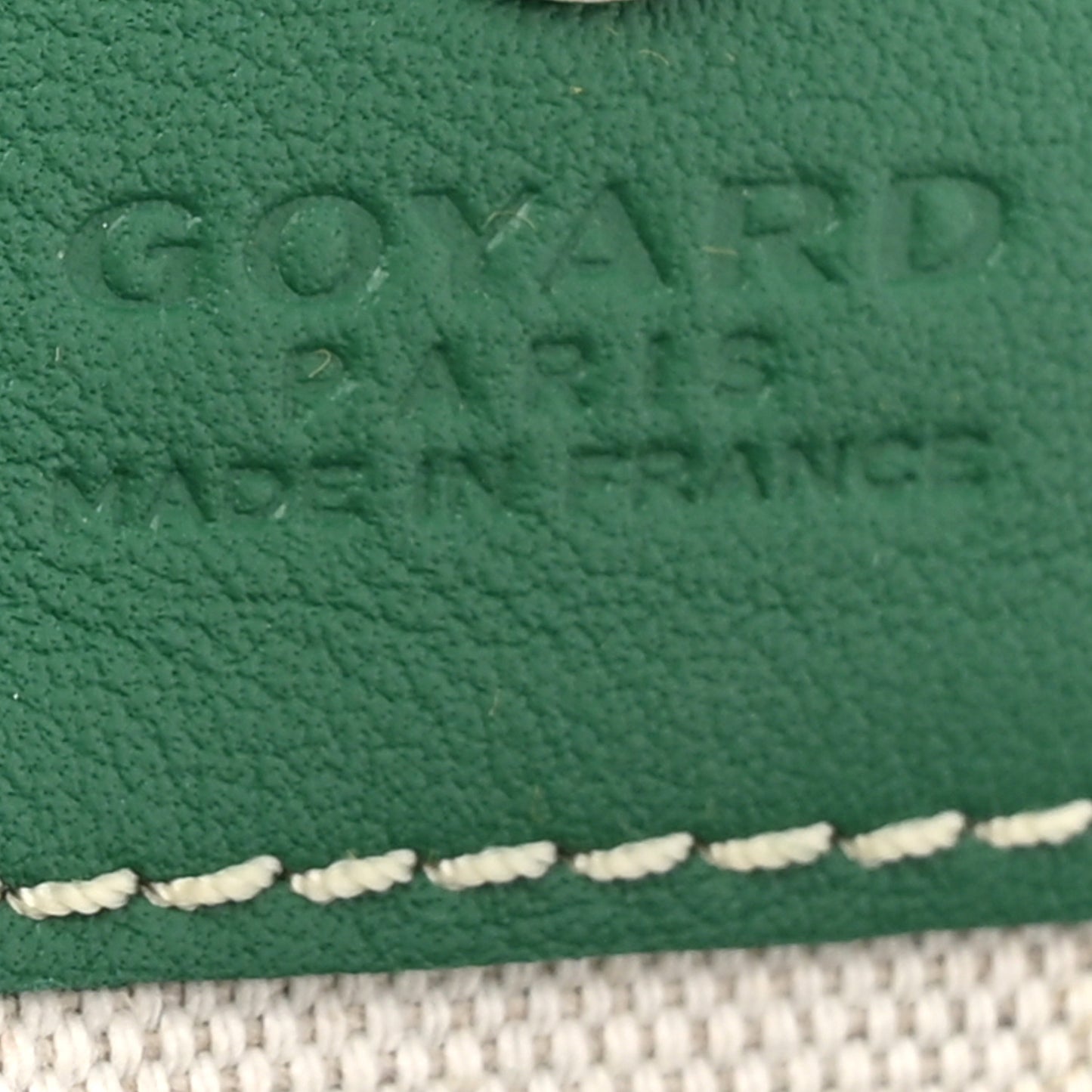Goyardine Reversible Mini Anjou Green
